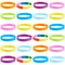48 Pack Multi-Colored Silicone Bracelets Bulk Set for Sports Teams, Games, Colored Wrist Bands for Sublimation, 8 Colors, 8 In